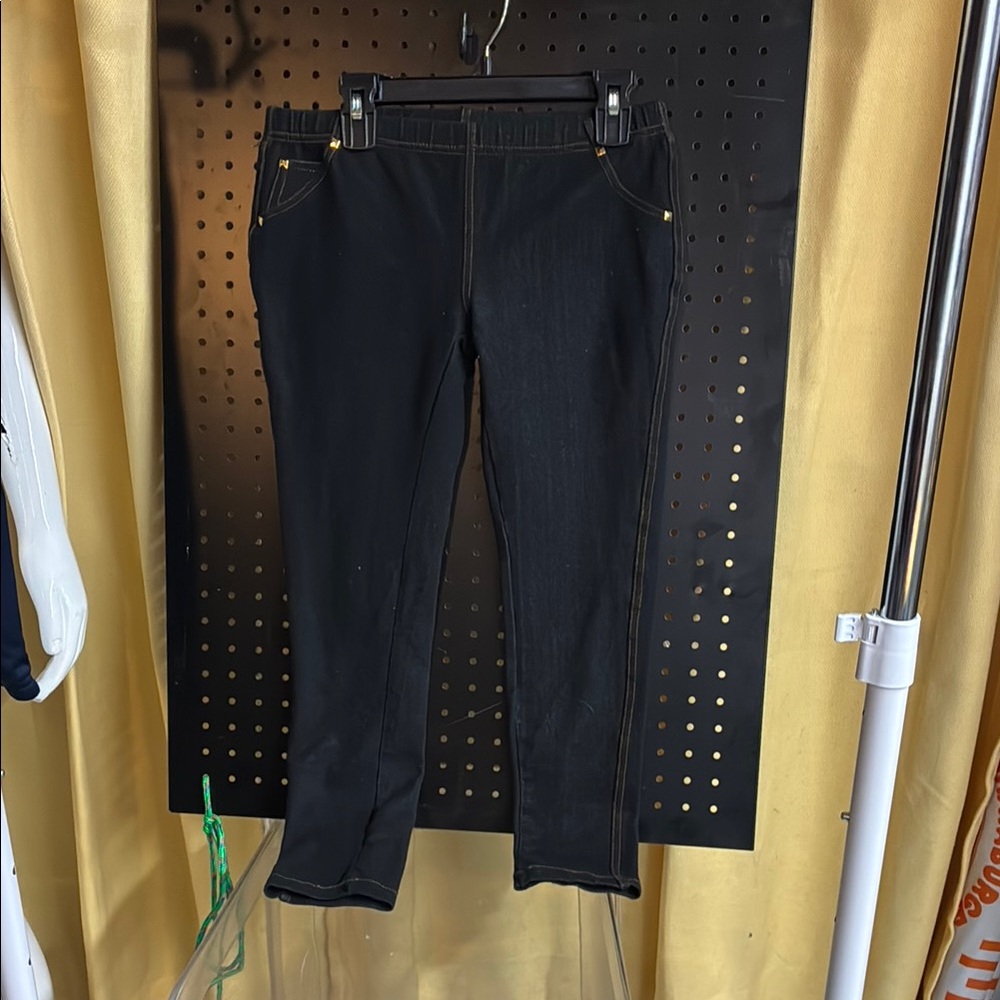Like an Angel Black Kids Leggings